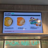 Soup menu of Choppaluna. at Choppaluna in Berlin