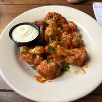 Buffalo Cauliflower with vegan ranch  at Arizona Wilderness Gilbert Brewpub in Gilbert