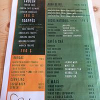 Menu at Nha Gost in Santa Maria