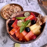 Açaí bowl  at Orchid Coffee & Tea Shop in Monteverde