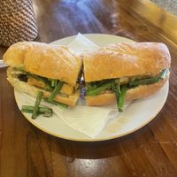 really delicious vegan bahn mi! good value and ingredients felt very fresh. lots of other good options i’ll be back to try!!   at Me Vui Vietnam Kitchen in Legian