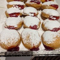 Jam donuts at Krishna Food in Christchurch