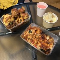 Large combo and lasagnea  at Krishna Food in Christchurch