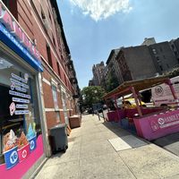 outside  at 16 Handles in New York City