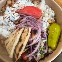 Chickpea bowl (so fresh)  at Jayna Gyro in Emeryville
