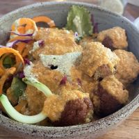 Falafel salad  at Saffron Coffee in Luang Prabang