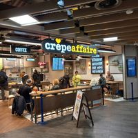Located nearby after security check in the departure terminal at LTN - Crepe Affaire - NT in Luton
