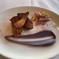 Smoked hamakua mushroom  at Ama Ama Restaurant in Kapolei