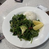 vegan rice bowl  at Outback Bar And Grill in Coober Pedy