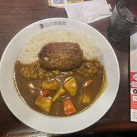 Veg curry with soy patty and vegetables topping  at Coco Ichibanya in Hokkaido