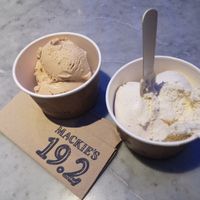 Vegan caramel and vanilla at Mackie's 19.2 in Aberdeen
