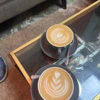 Latte with oat milk  at Bolthole in Hastings