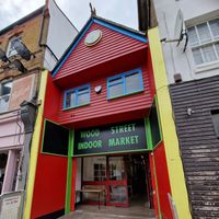 Entrance through Wood Street Market at THE COVEN of WICHES in East London