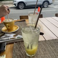 Soda de piña y jengibre   at All Day Café  in Medellin