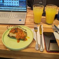 Tamalito vegano at All Day Café  in Medellin