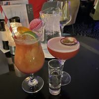 Vegan mocktails!   at Grand Cru in Bradford