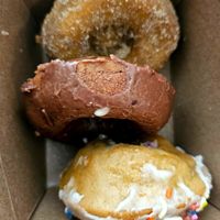 Three donuts at Whack Donuts in San Francisco