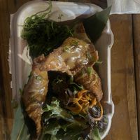 Veggie dumplings  at Roll it Up in Kihei