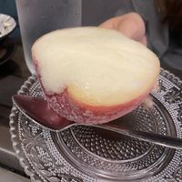 Apple sorbet   at Miyabi - お好み焼き 創作鉄板 雅 みやび in Kyoto