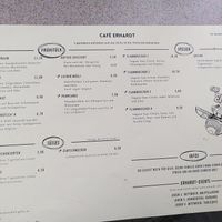 New menu 1 at erhardt - das neue Café in Hannover