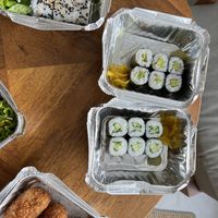 Avocado and cucumber maki   at Tokyo Ichiban in Colombo