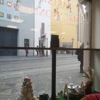 cute atmosphere at La Parisienne Macaronnerie in Freiburg