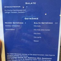 the drinks  at Taste of Samarkand in Berlin