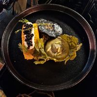 Smoked portobello at Le Ambrosia in New Delhi