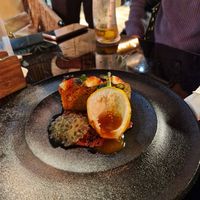 Carrot passionfruit brain at Le Ambrosia in New Delhi