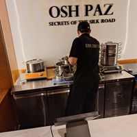Street stall at Oshpaz Dumplings in London