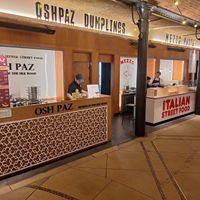 Street food market at Oshpaz Dumplings in London