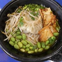 Tofu ramen   at Universal Studios - Comic Strip Cafe in Orlando