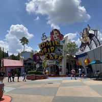 Outside  at Universal Studios - Comic Strip Cafe in Orlando