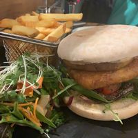 Tofu burger at Quay Street Kitchen in Galway
