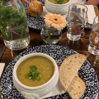 Potato and leek soup  at Quay Street Kitchen in Galway
