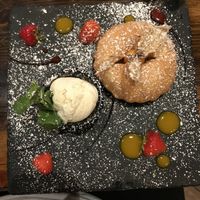 Vegan Apple Tart with Vegan Ice Cream! at Quay Street Kitchen in Galway