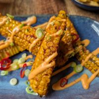 Sweetcorn ribs at Common Bar & Kitchen in Blackpool