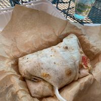 Vegan burrito  at Giddy Up Cafe in Truth Or Consequences
