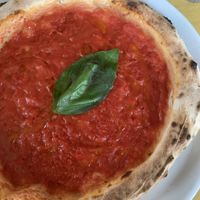 Pizza Marinara   at Pizzeria Villa Zuccaro in Taormina