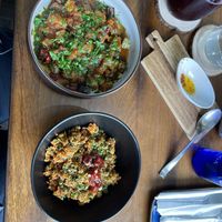 shakshuka and kisir  at Boochmania in San Francisco