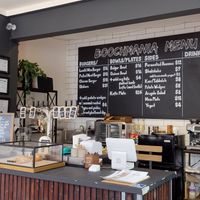 Pastries have dairy. They have delicious vegan pitas! at Boochmania in San Francisco