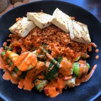 Bulgur Bowl + Tofu (vegan) at Boochmania in San Francisco