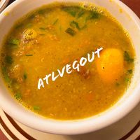 Mulligatawny soup  at Moon Indian Cuisine in Atlanta