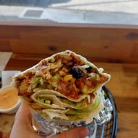 Vegan burrito at Vego's in Charlestown