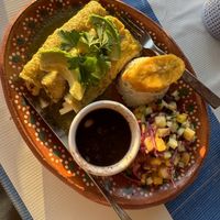 Palmito enchilada(ORDER THIS)  at El Marinero Borracho in San Jose Del Cabo