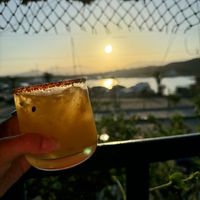 Passion fruit mezcalita  at El Marinero Borracho in San Jose Del Cabo