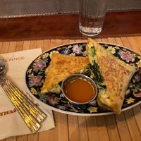 George's vegan breakfast sandwich at Thai Diner in New York City