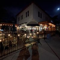 outside   at Sisters Pizza in San Diego