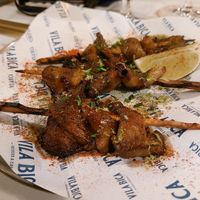 Espetadas de cogumelos at Vila Bica in Lisbon