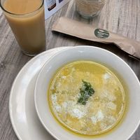 Lunch menu Friday (horchata was amazing! 5/5⭐️)  at Lenteja Express - Centro in Medellin